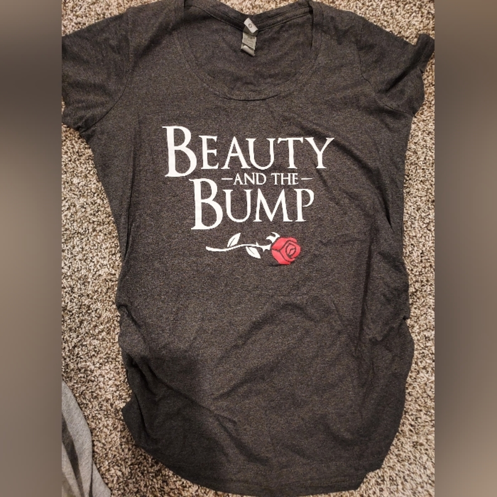 Beauty and the Bump maternity tshirt